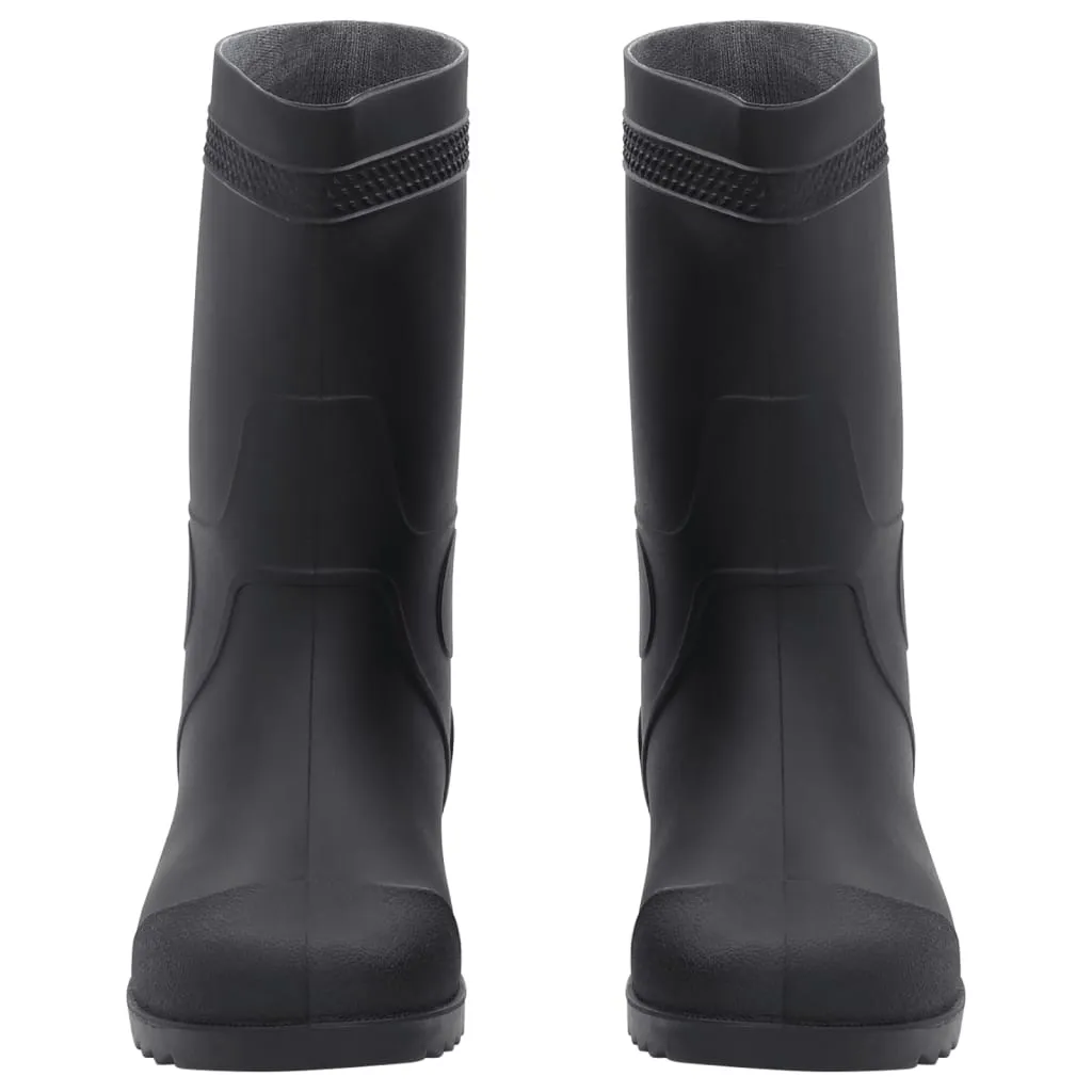 Rain Boots Black Size 42 PVC