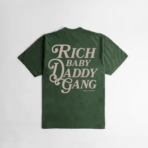 RBDG  Premium Oversized T-shirt- Moss Green