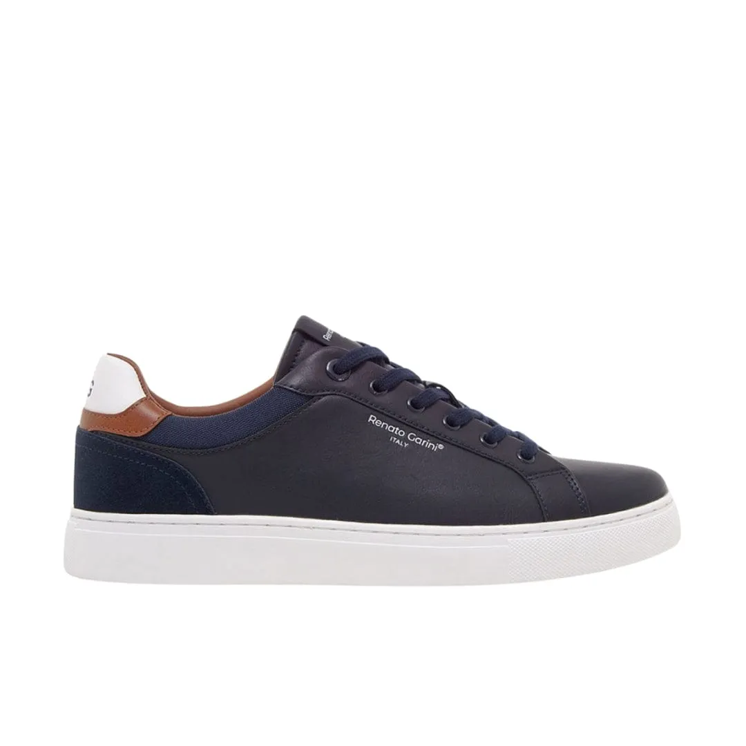 RENATO GARINI - Eco Leather Suede Mesh Sneakers