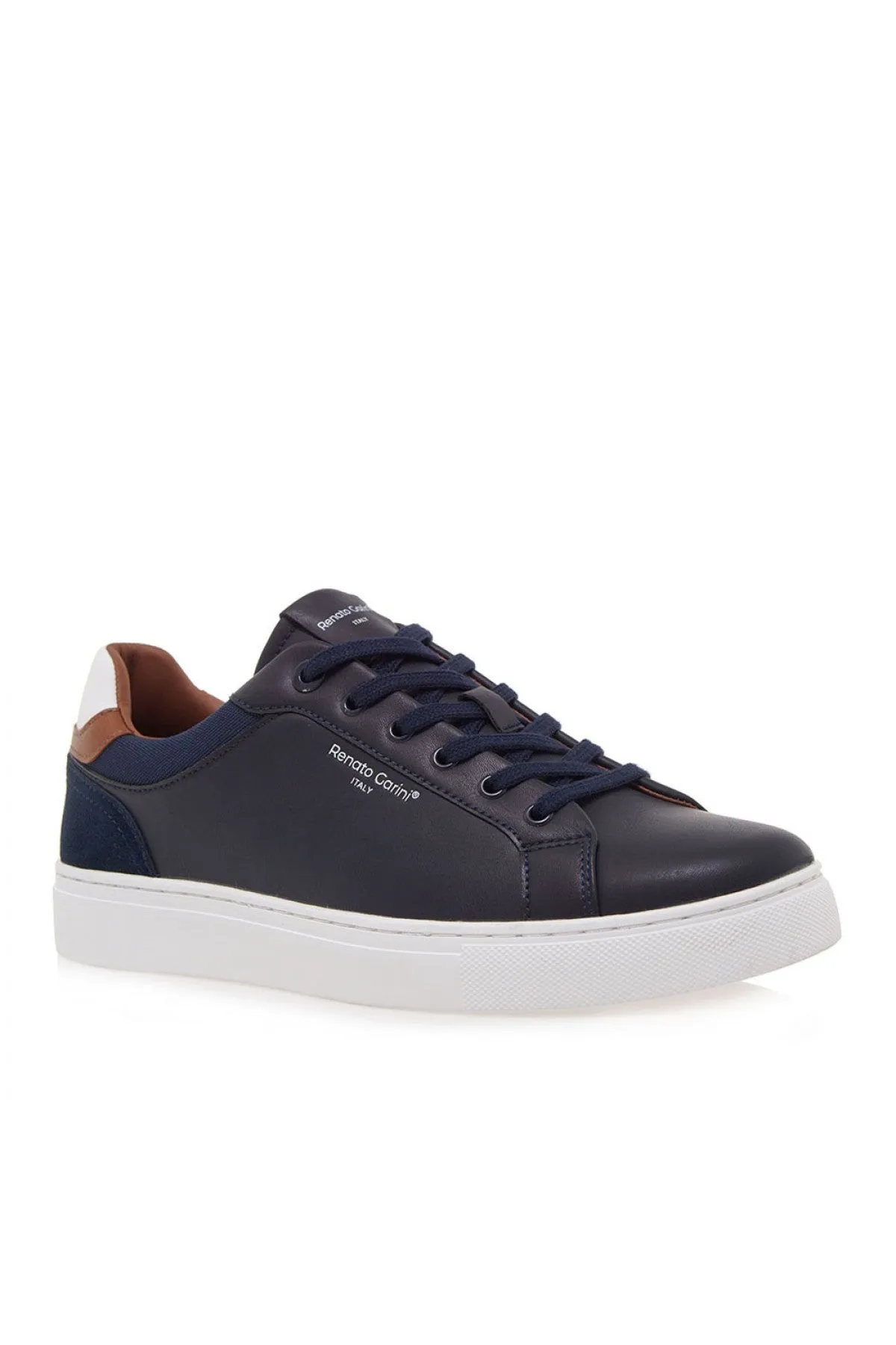 RENATO GARINI - Eco Leather Suede Mesh Sneakers