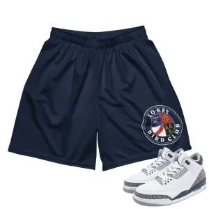 Retro 3 Midnight Navy Lo Key Mesh Shorts