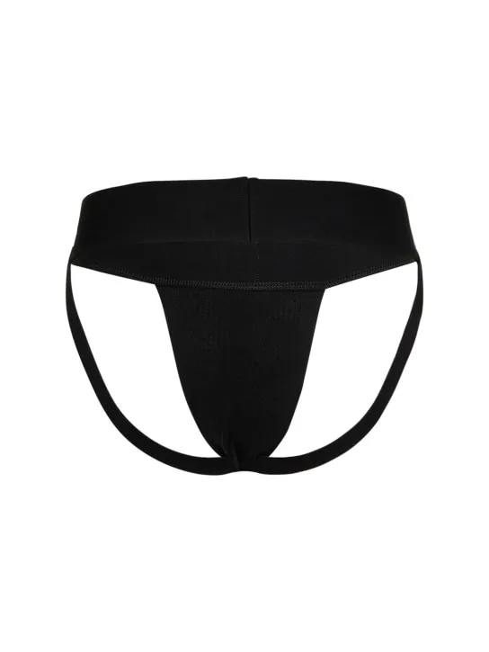 Rick Owens   Organic cotton mesh jersey briefs 