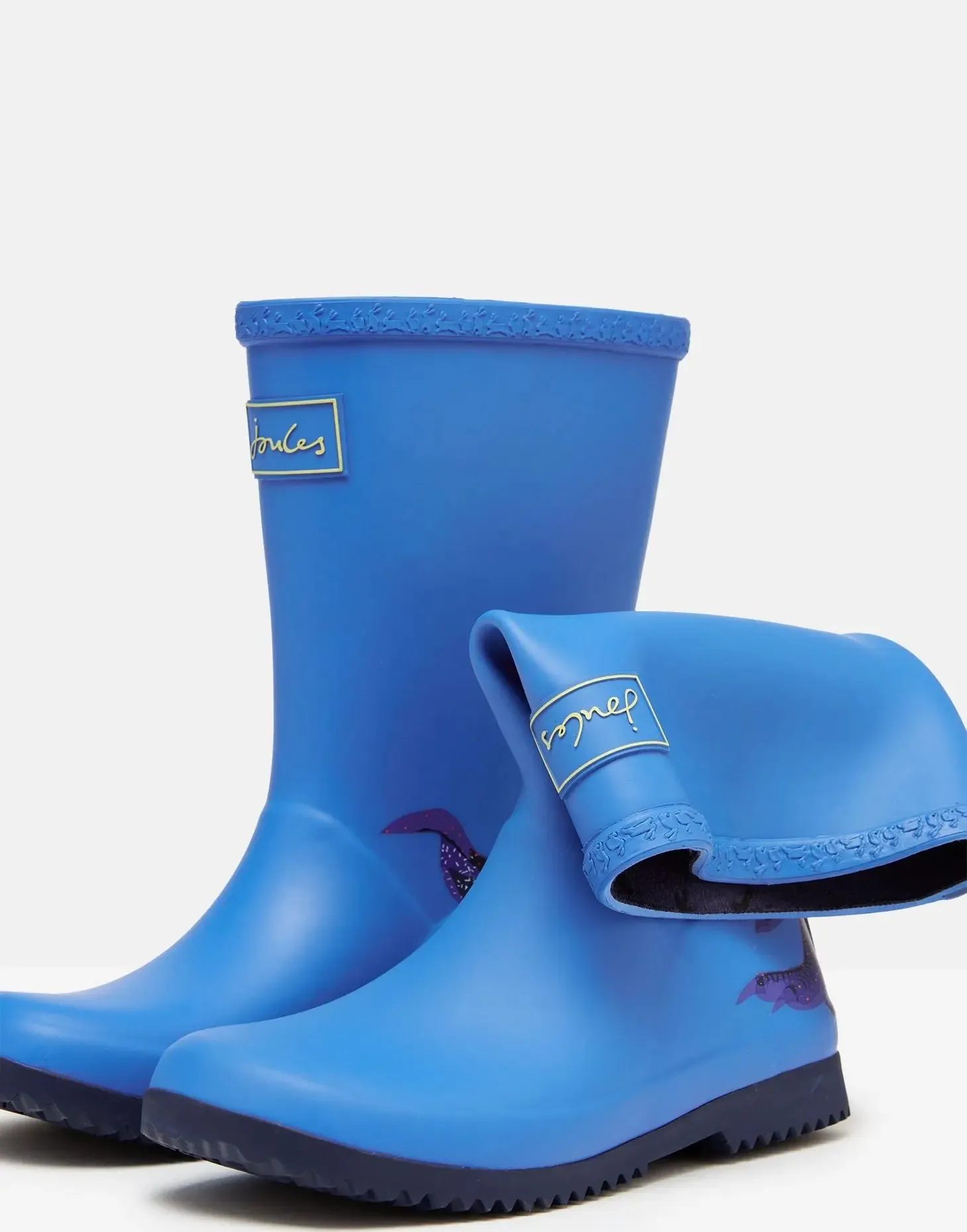 Roll Up Flexible Printed Rain Boots | Joules