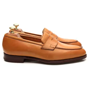 'Rosebery' Light Tan Brown Leather Loafers UK 8.5 E