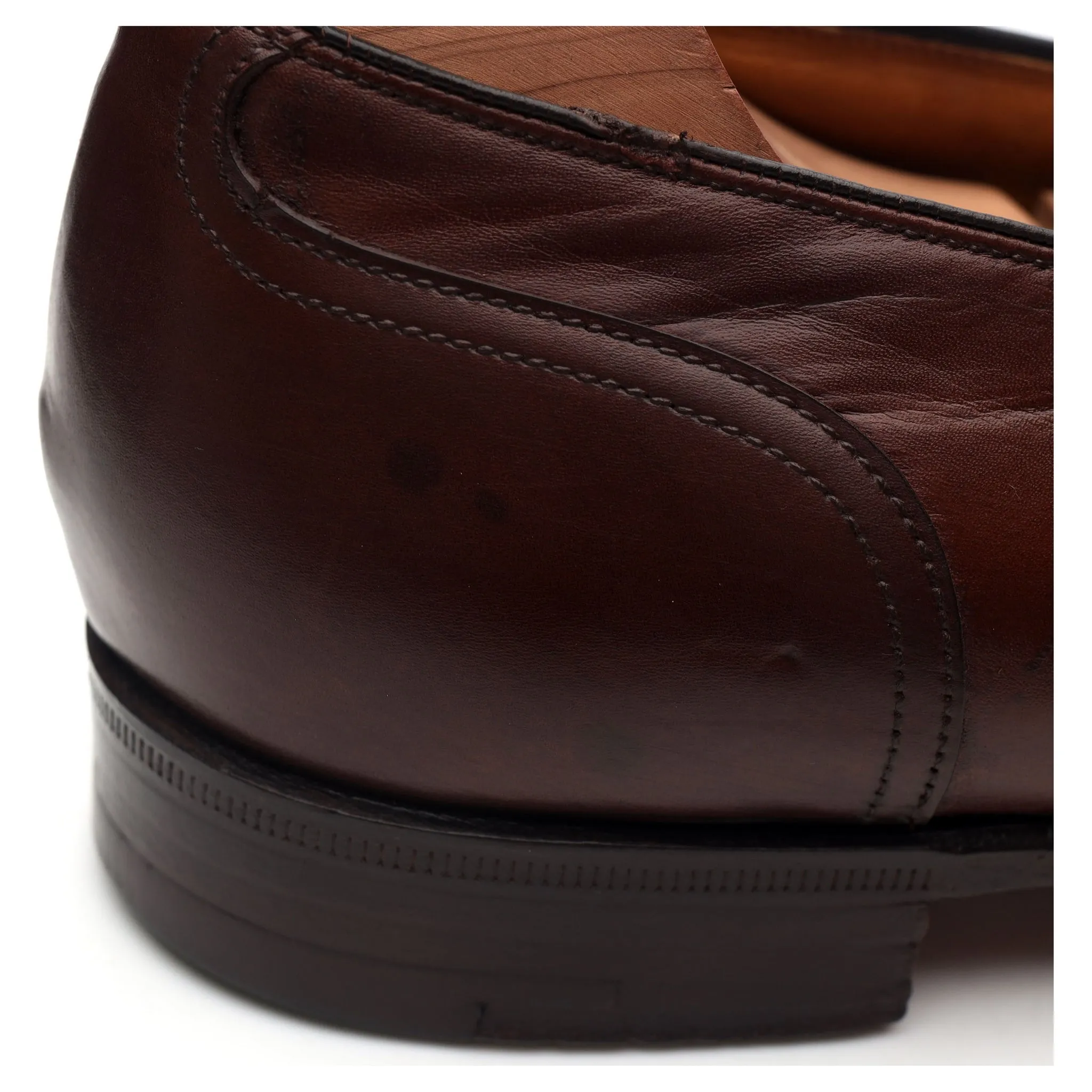 'Salisbury' Brown Leather Loafers UK 8.5 F