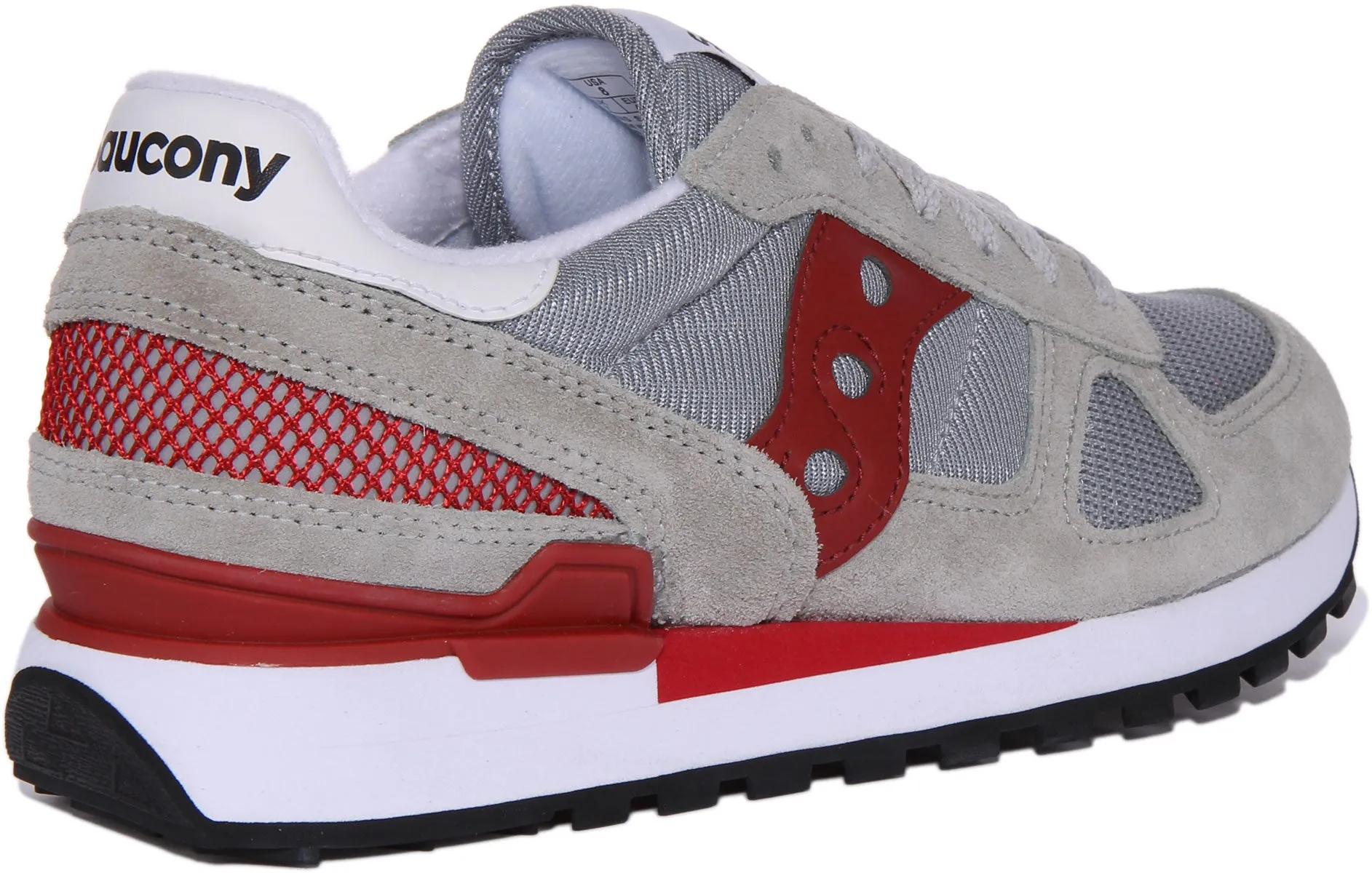 Saucony Shadow Original In Grey Red For Men