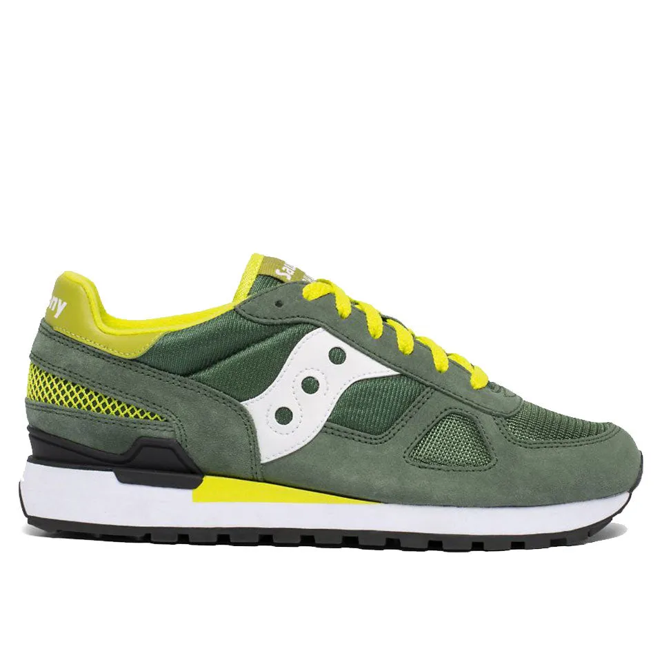 Scarpe Uomo Saucony Sneakers Shadow Original Green - White - Yellow