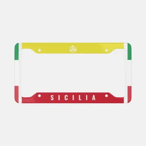 Sicily - License Plate Frame