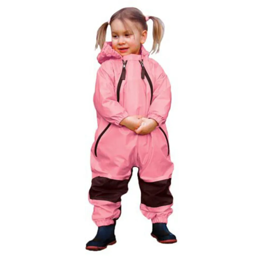 SIze 5: Muddy Buddy Tuffo PINK Rain Suit NEW