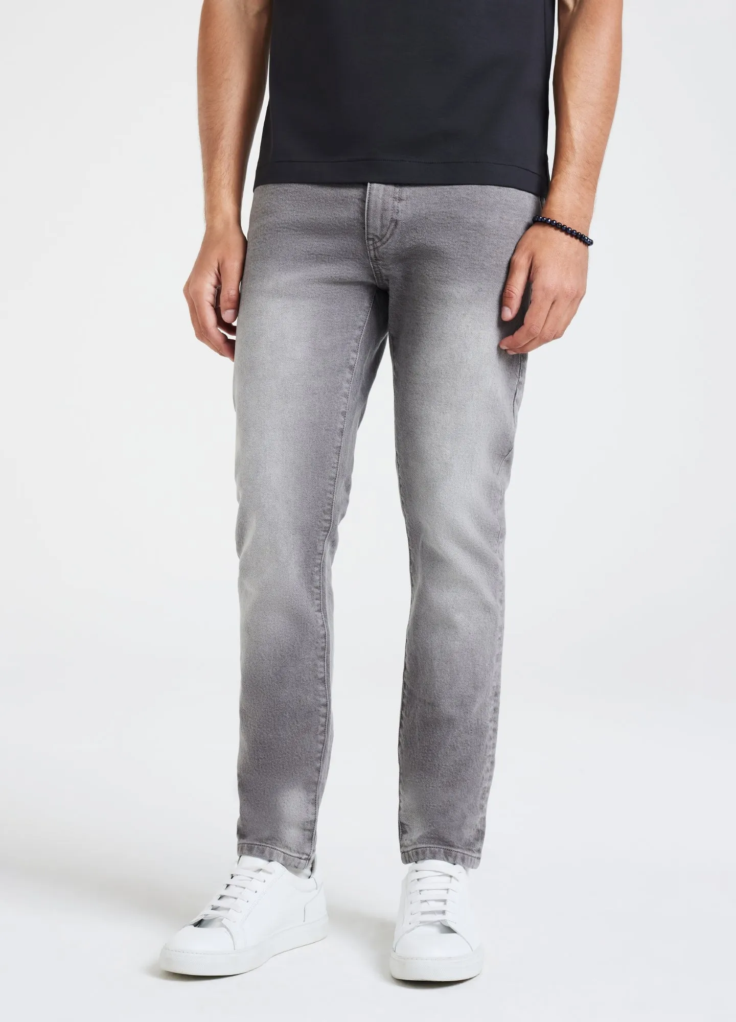 Skinny Fit Denim Jeans Grey