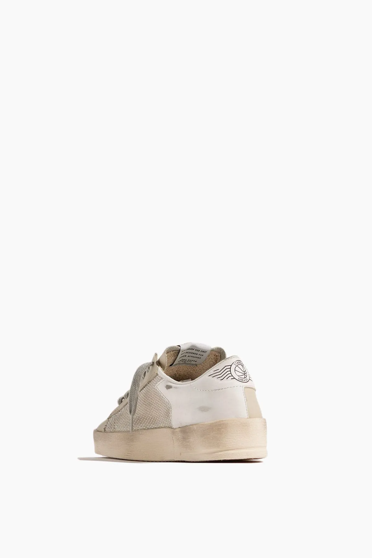 Stardan Sneaker in Sand/Light Silver/Black/White