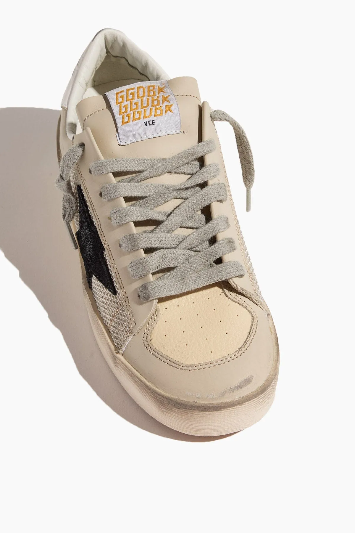 Stardan Sneaker in Sand/Light Silver/Black/White