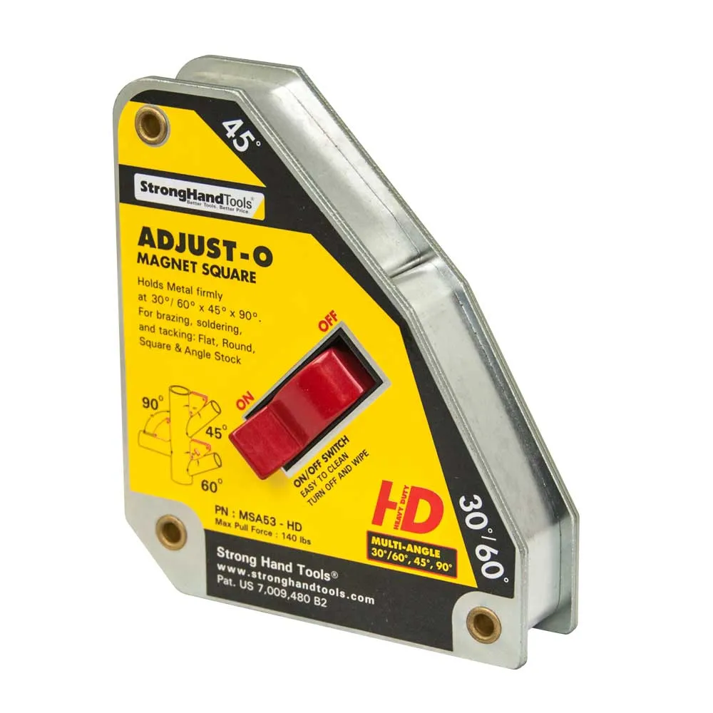 Strong Hand Tools MSA53-HD Heavy Duty Adjust-O Multi-Angle Magnet Squares