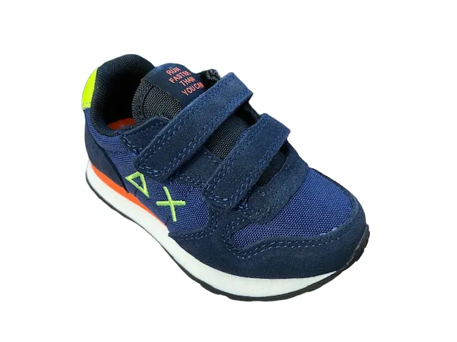 Sun68 sneakers da baby Tom Fluo Z42302B 07 navy blue