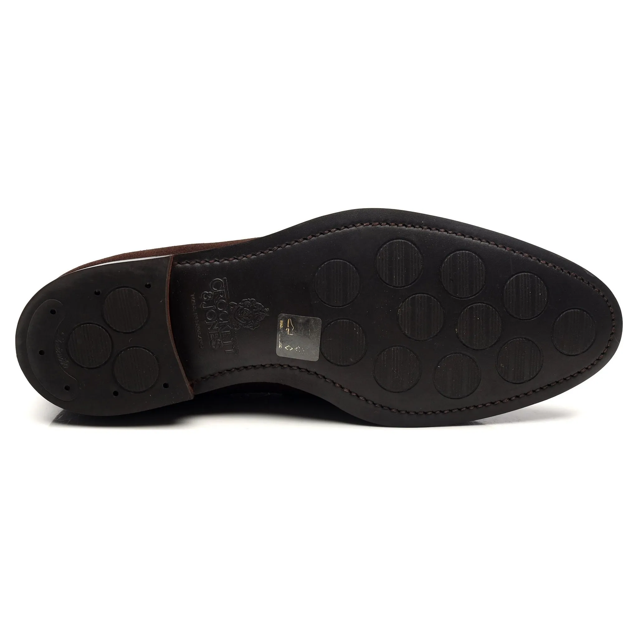 'Sydney' Dark Brown Suede Loafers UK 7 E