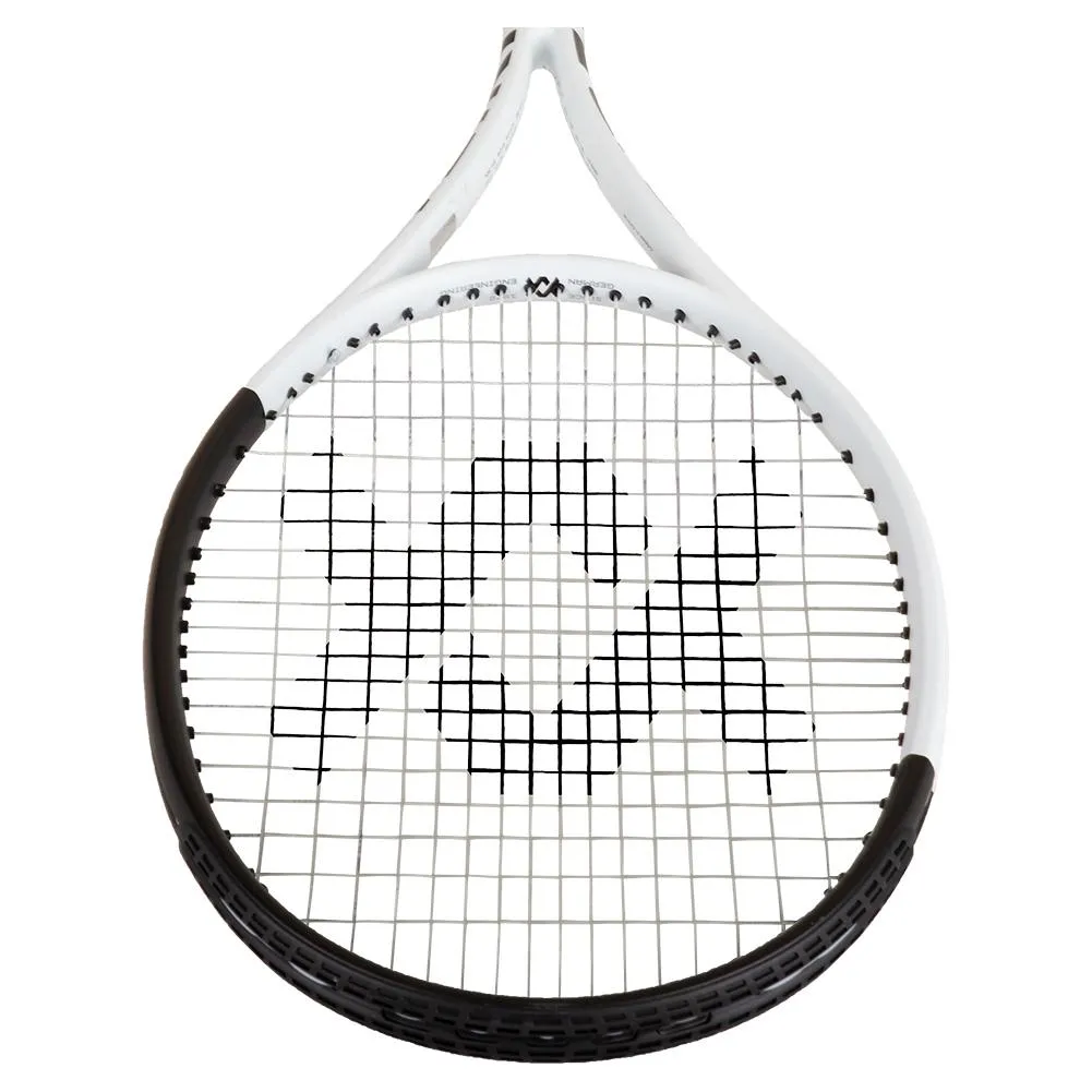 Team Speed Prestrung White and Black Tennis Racquet