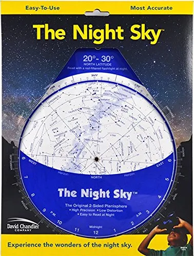 The Night Sky Planisphere by David S. Chandler