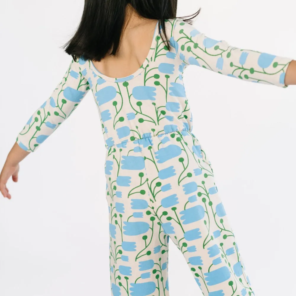 The Wide Leg Jumpsuit in Electric Tulip