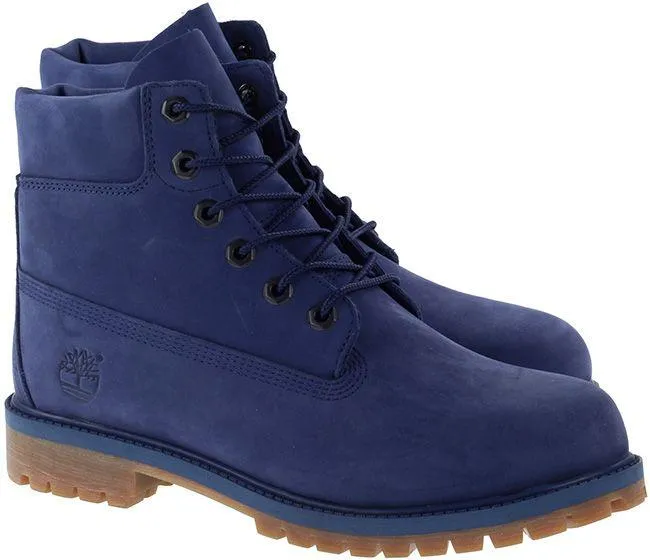 Timberland Boots Juniors 6 Inch Premium Waterproof Patriot Blue