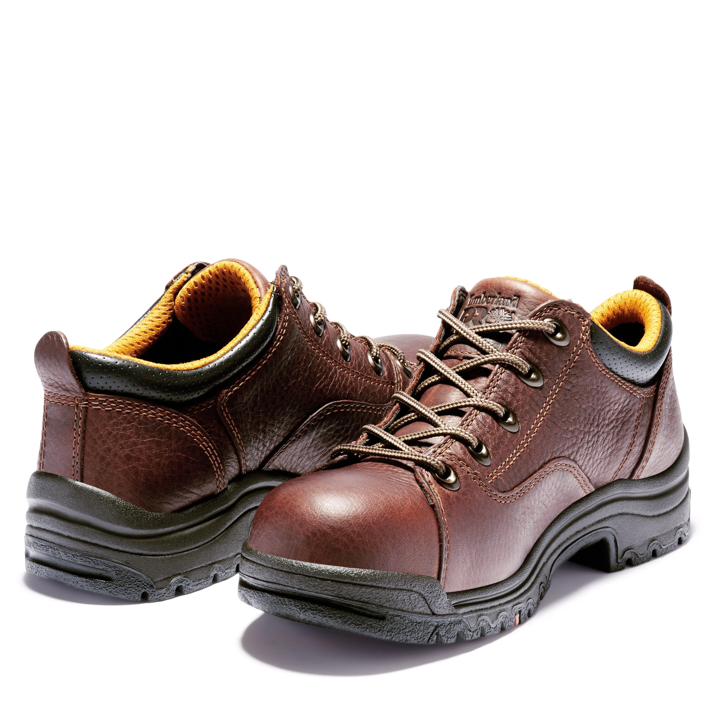 'Timberland Pro' Women's Titan Oxford Alloy Toe - Brown Full-Grain