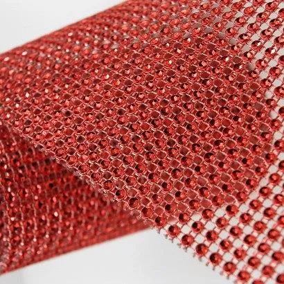 VASE WEDDING DECORATION TRIMMING MESH 10 YARD (pink)-VAS4