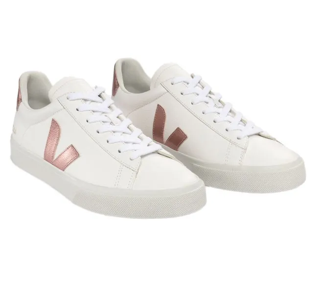 VEJA Campo Chromefree white nacre women