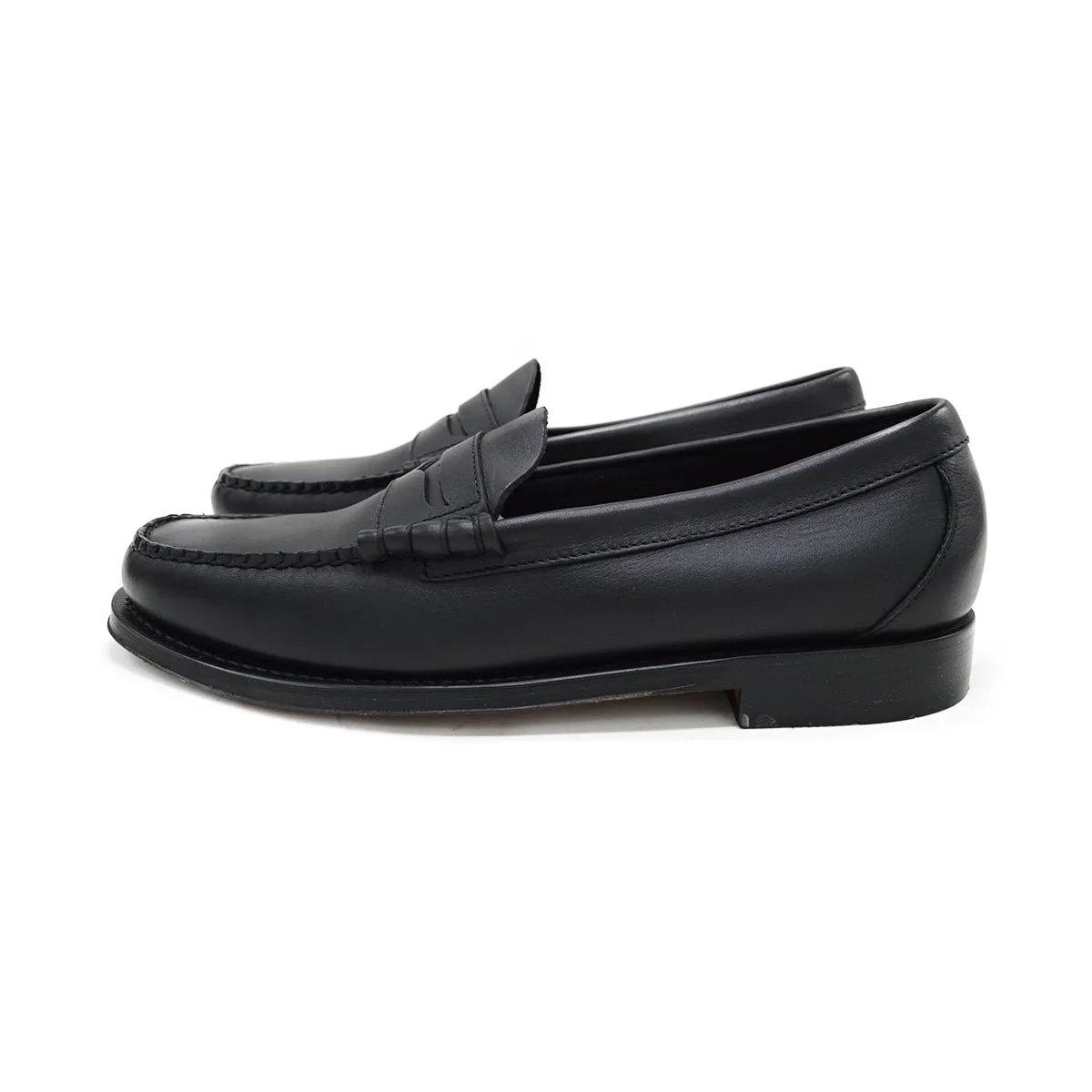 Weejuns Larson Penny Loafers Soft Black Leather