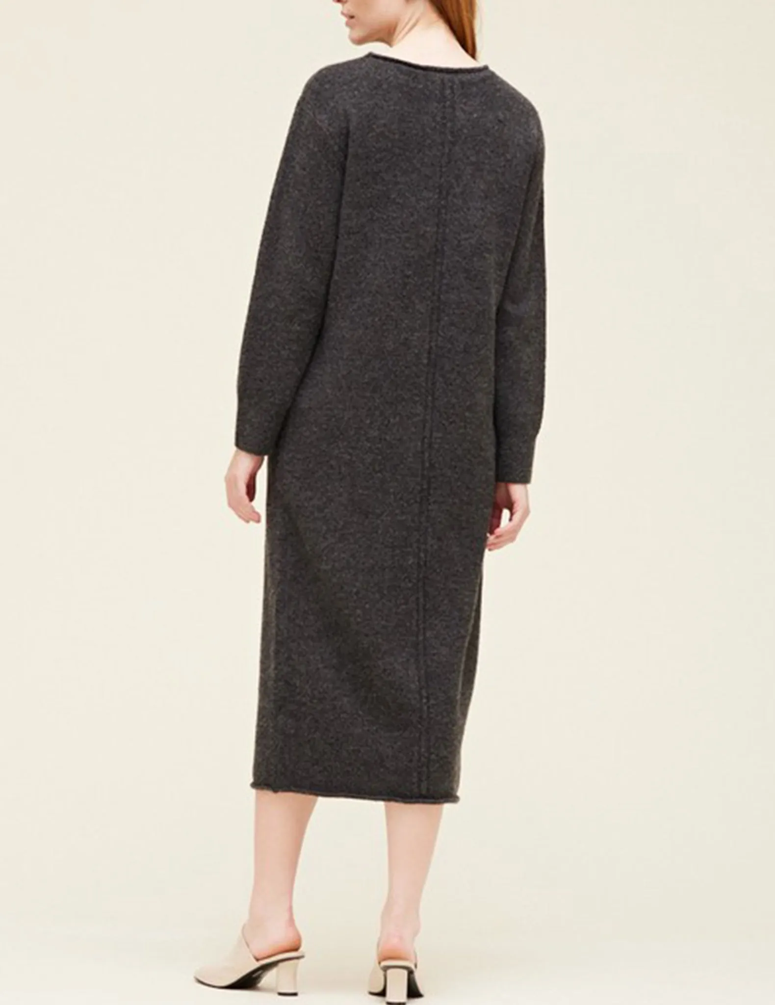 Weslee Charcoal Sweater Dress