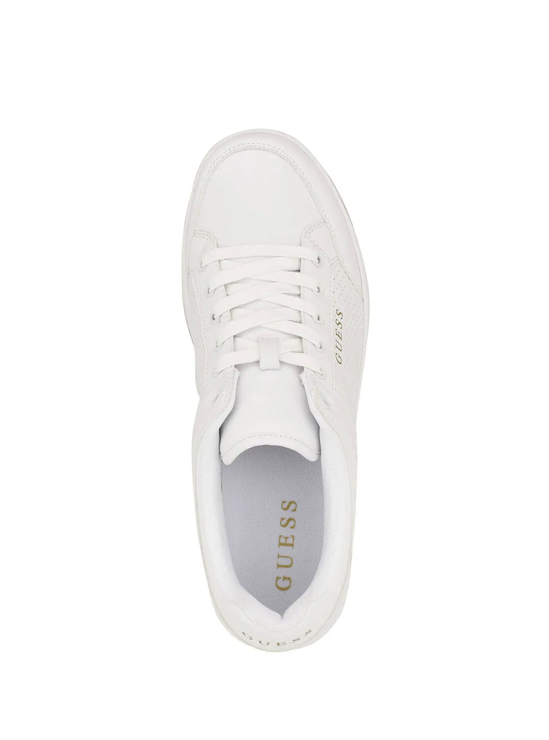 White Tempo Low-Top Sneakers