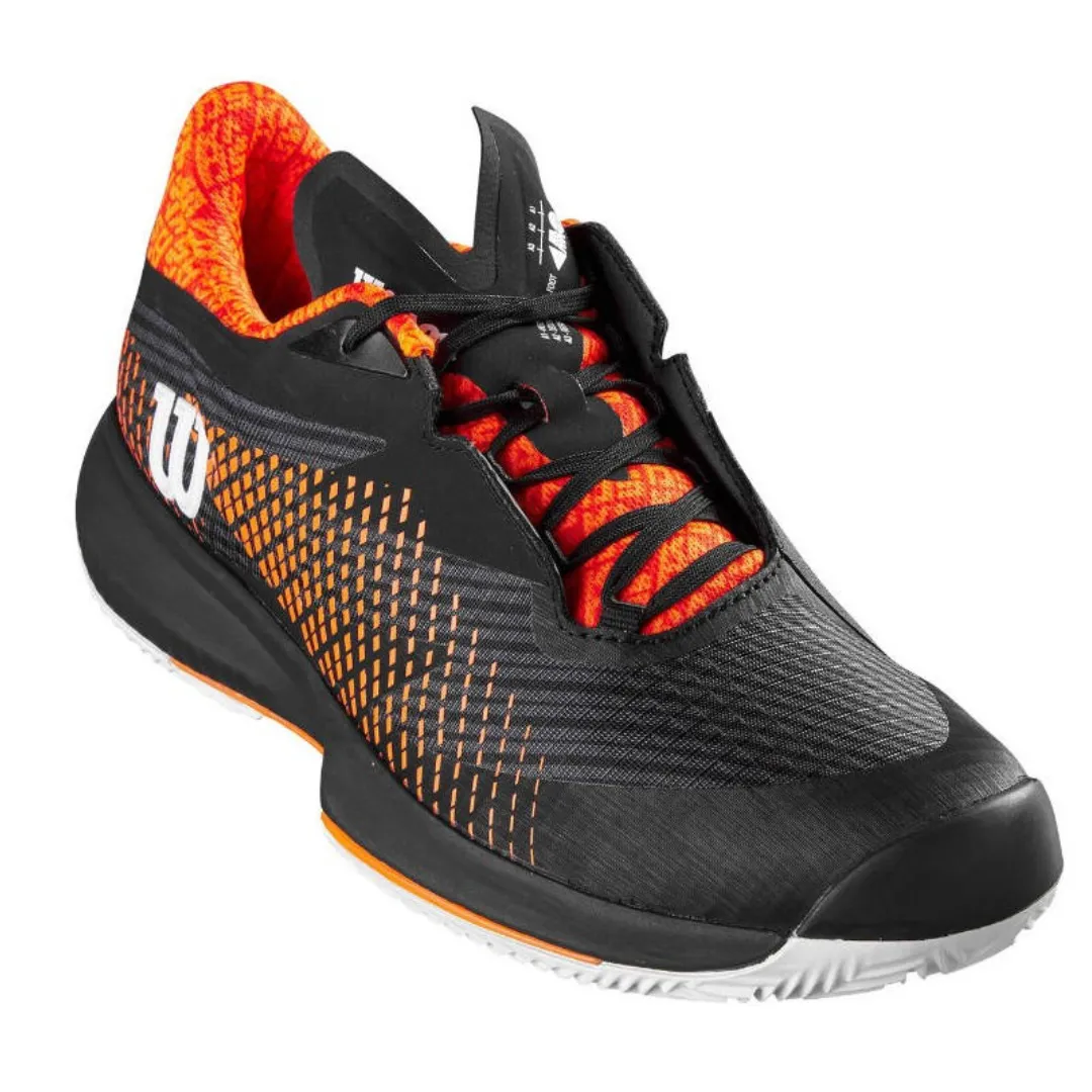 Wilson 2023 Kaos Swift 1.5 Men's Tennis Shoes - Black/Phantom/Shocking Orange