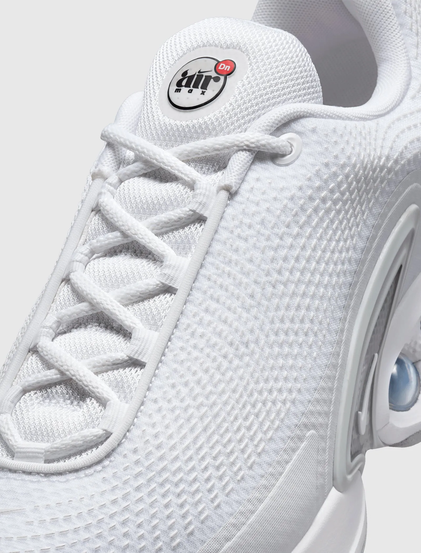 WOMEN'S AIR MAX DN "WHITE/METALLIC SILVER"