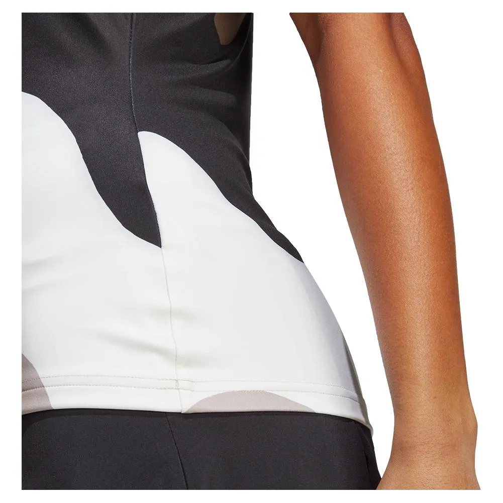 Women's Marimekko Premium Tennis Tank Multicolor and Black