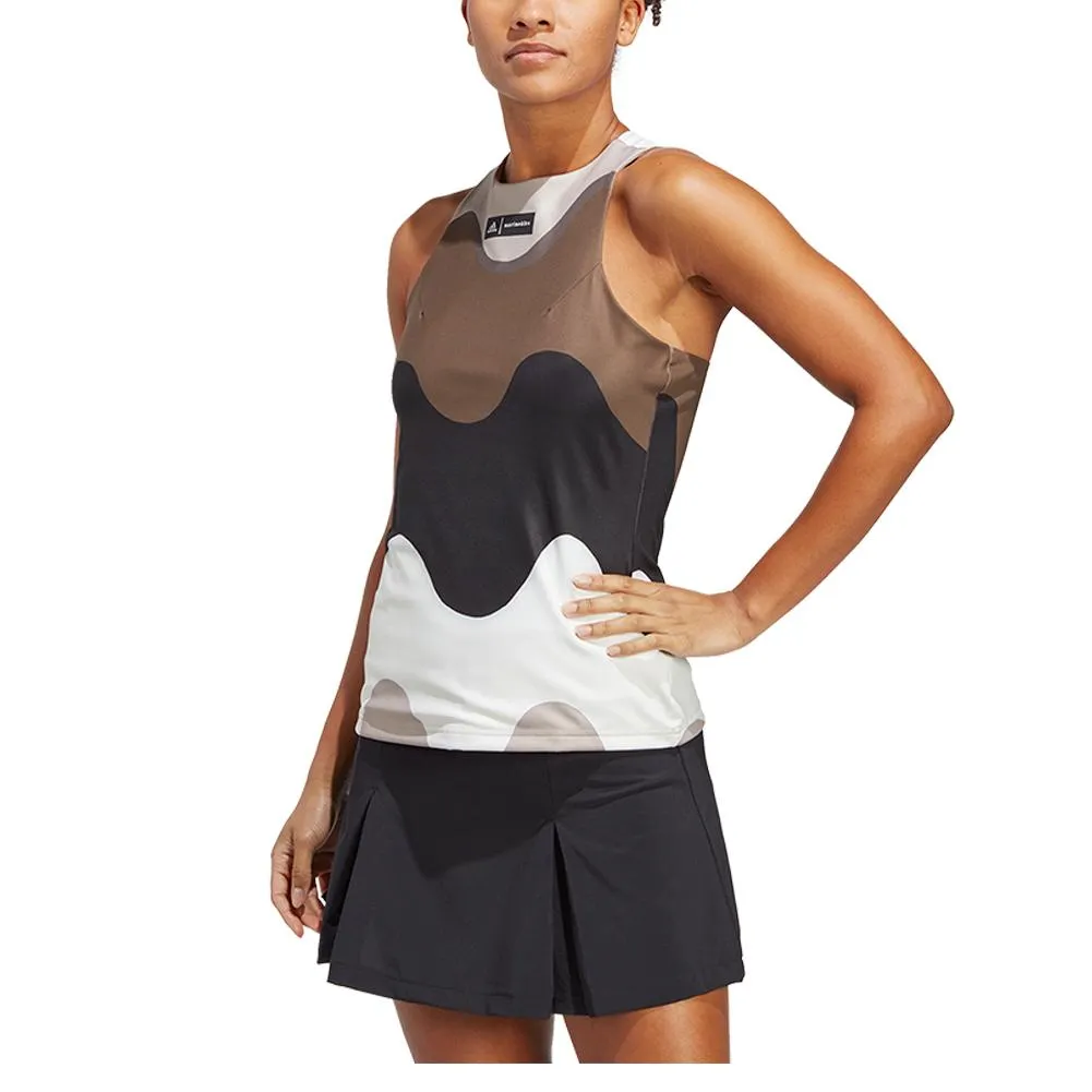 Women's Marimekko Premium Tennis Tank Multicolor and Black