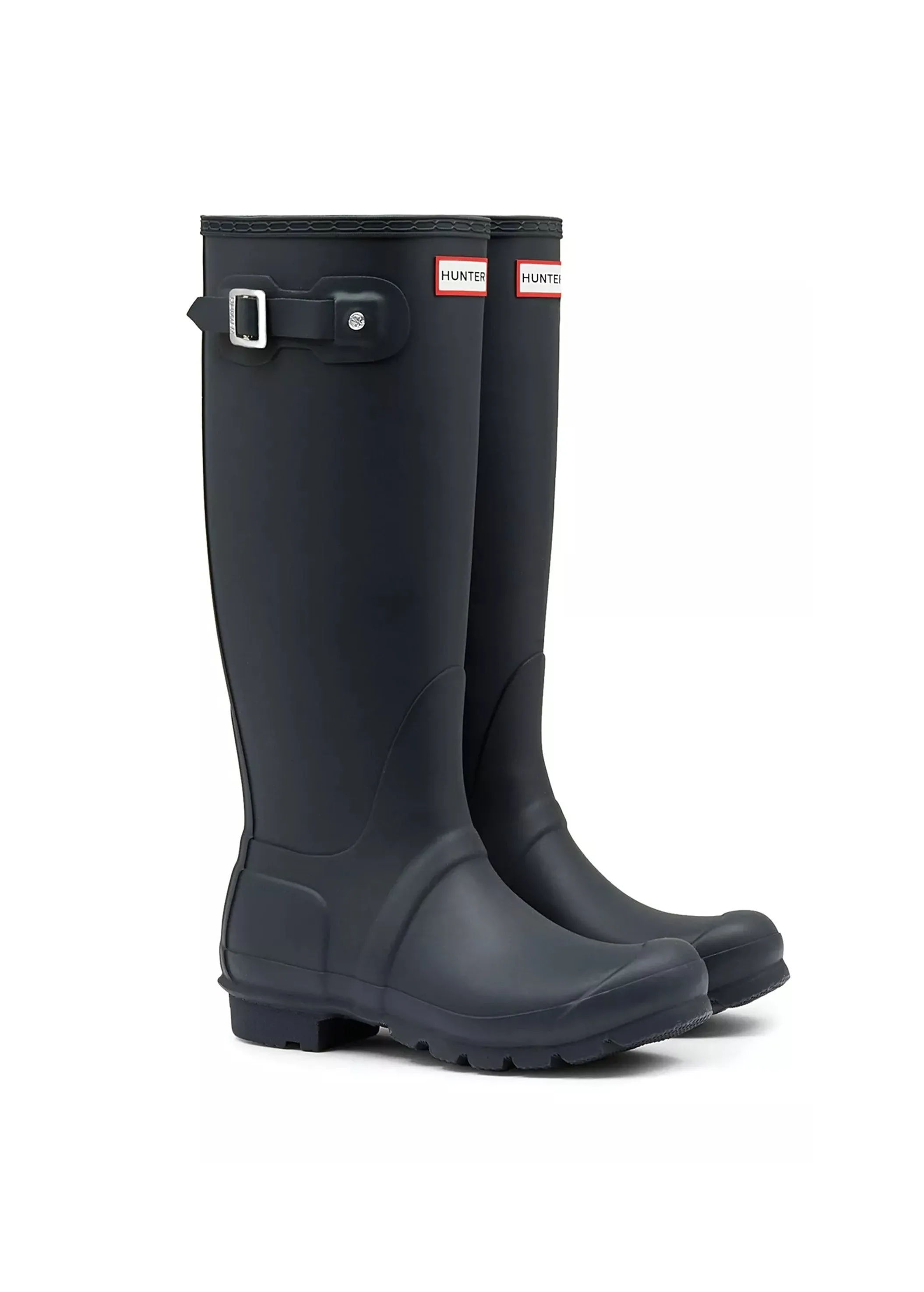 Women's Plain Rain Boots,Navy